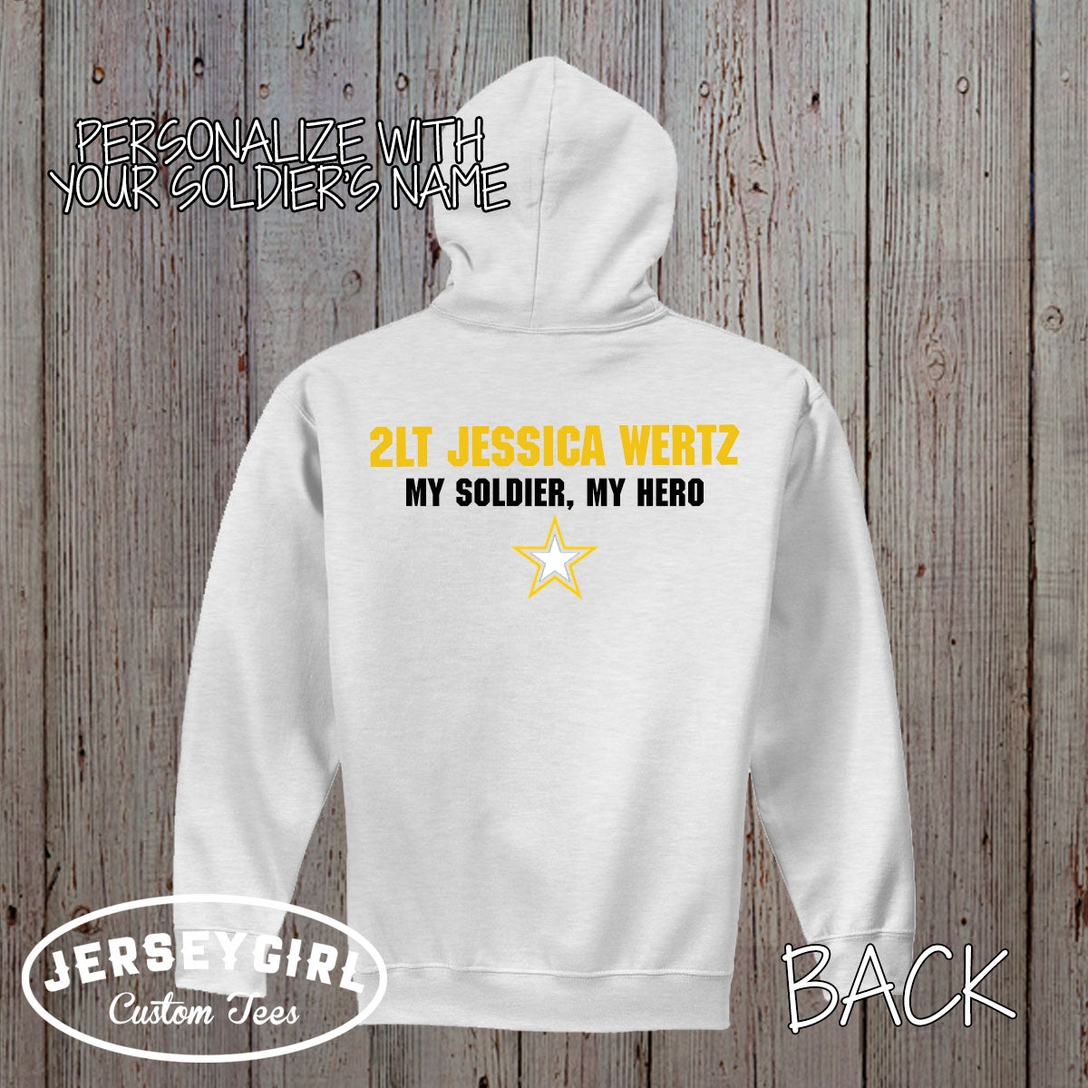 custom Army husband hoodie