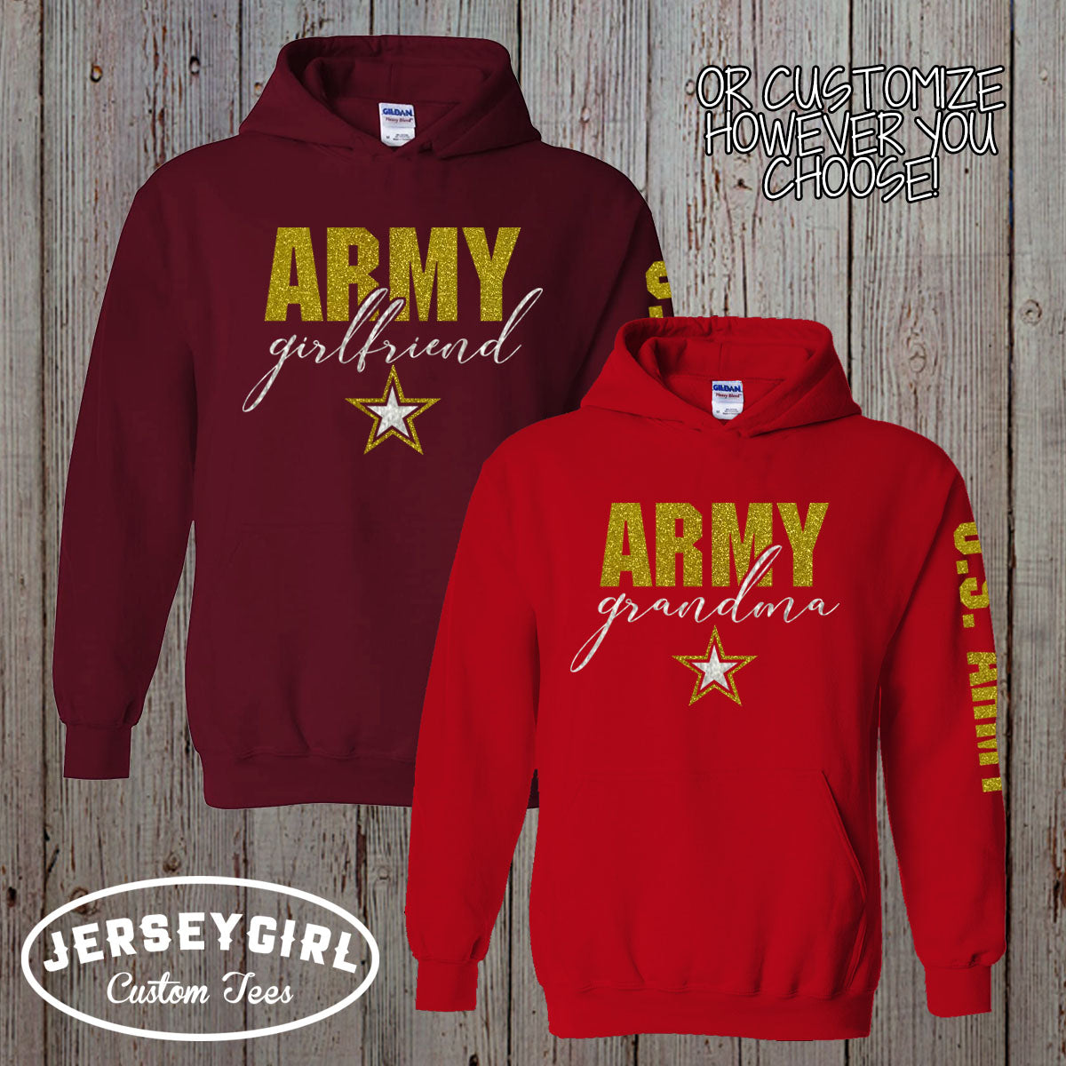 Custom Army Mom Hoodie