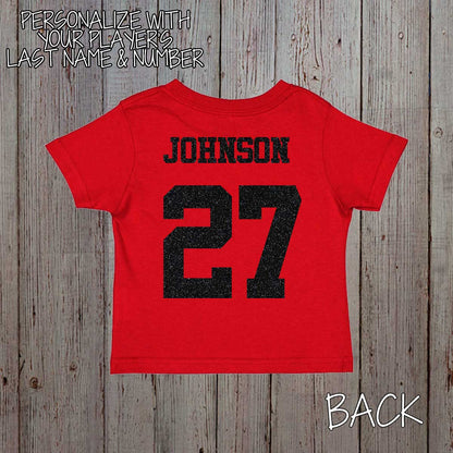 Aunt's Biggest Fan soccer baby bodysuit / toddler shirt