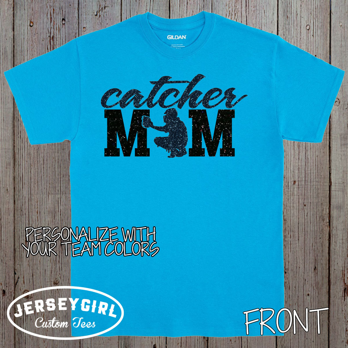 custom baseball catcher mom shirt