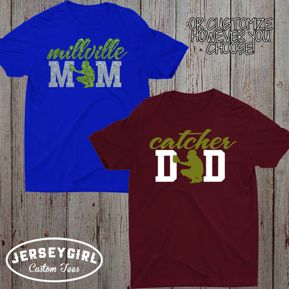 Custom Baseball Catcher Mom Shirt