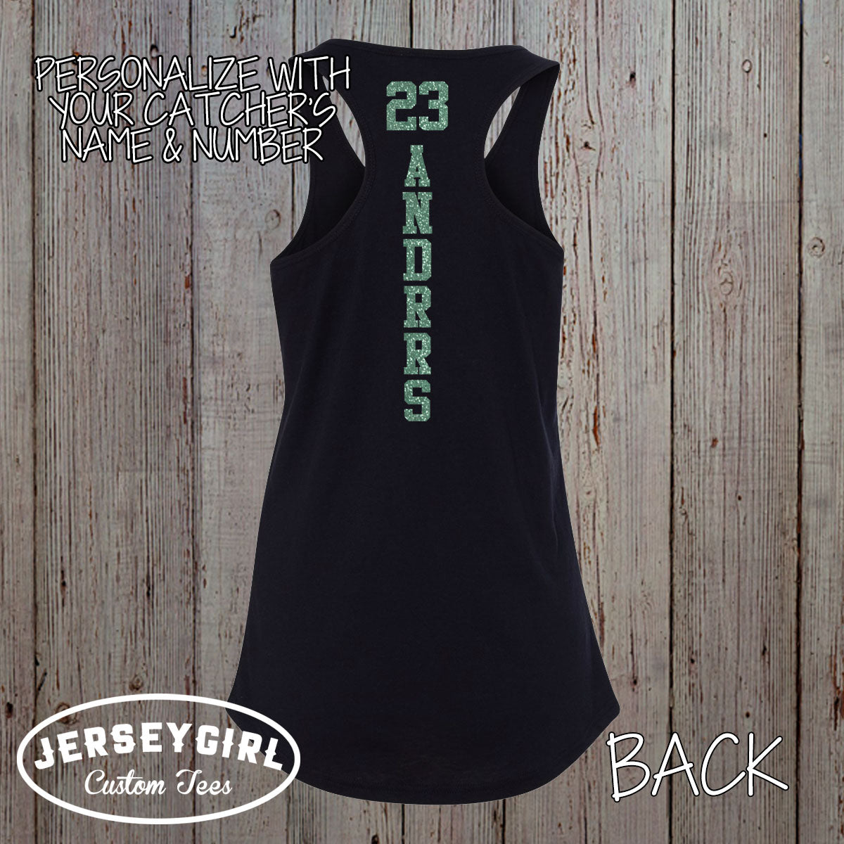 baseball catcher mom tank top