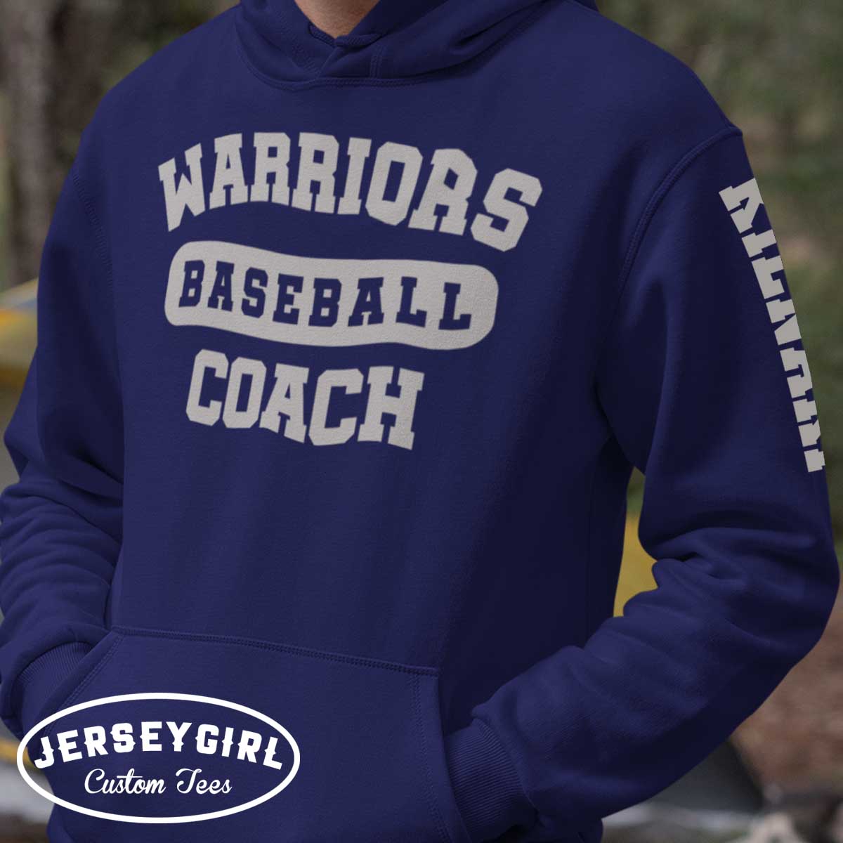 personalized baseball coach sweatshirt