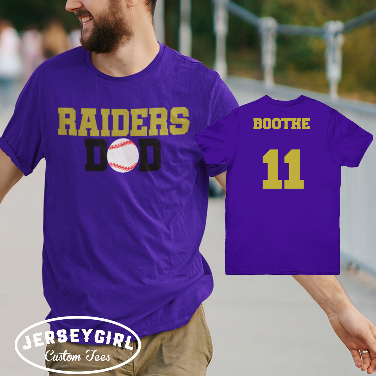 personalized baseball dad shirt