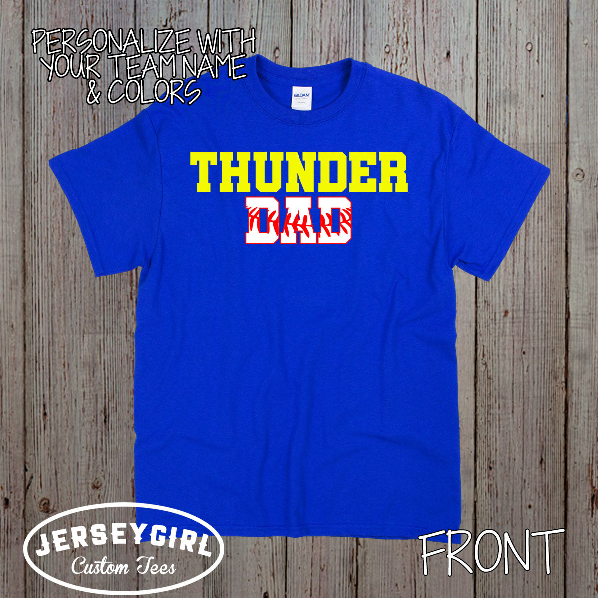 custom baseball dad shirt with name and number