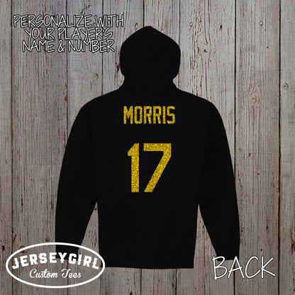 custom baseball girlfriend hoodie