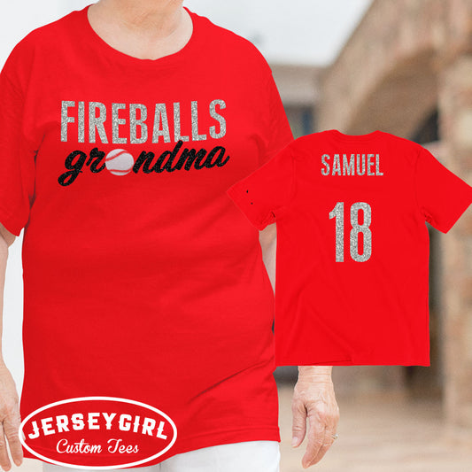 custom baseball grandma shirt