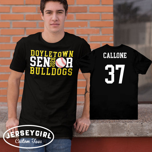 personalized baseball senior shirt