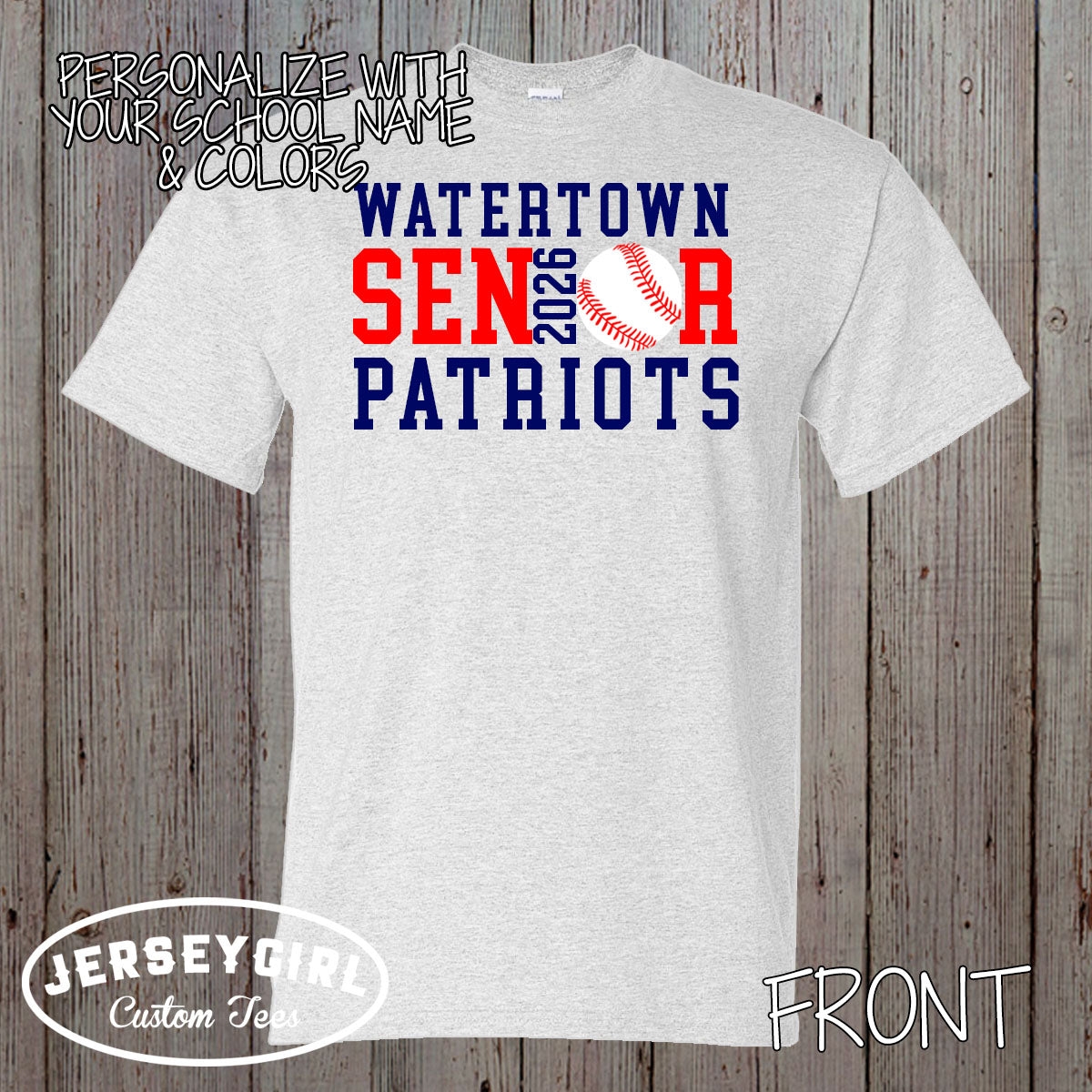 personalized baseball senior shirt