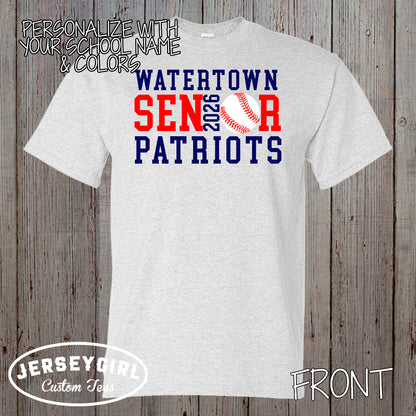 personalized baseball senior shirt