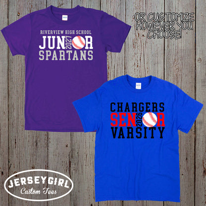 personalized baseball senior shirt