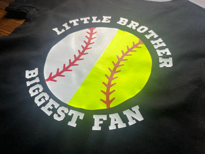 baseball and softball brother shirt