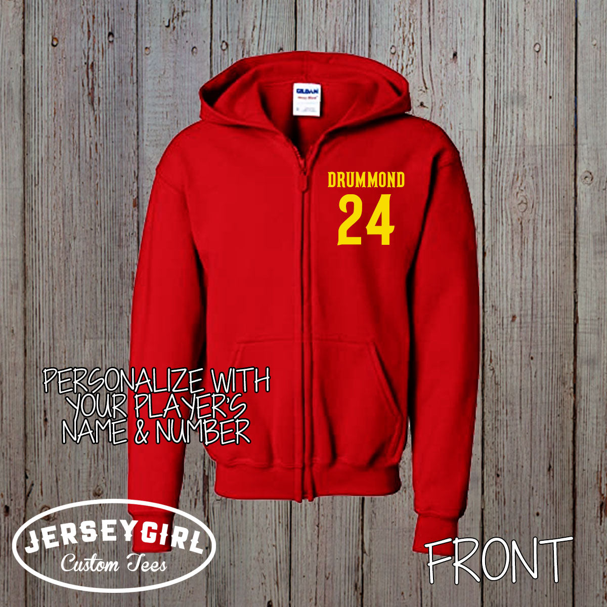 custom baseball zip-up hoodie