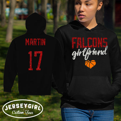 custom basketball girlfriend hoodie