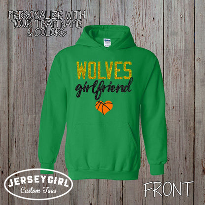 custom basketball girlfriend hoodie