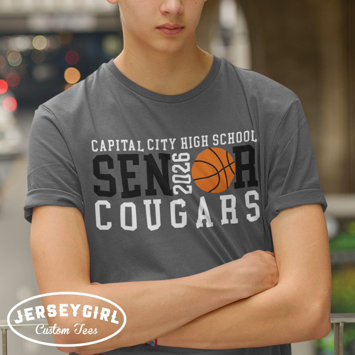 personalized basketball senior shirts