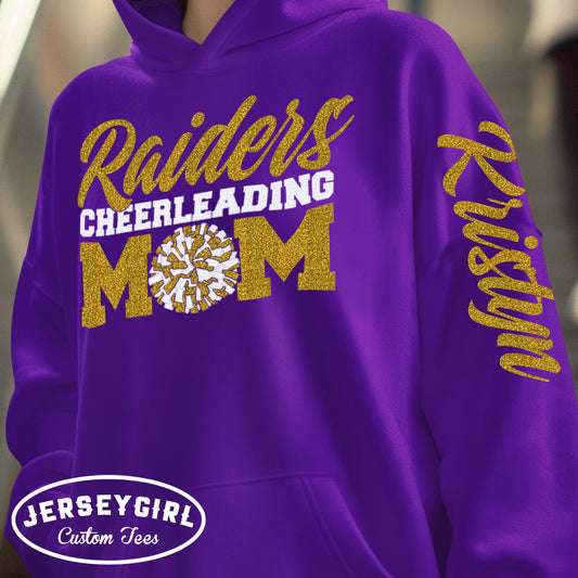 custom cheerleading mom sweatshirt