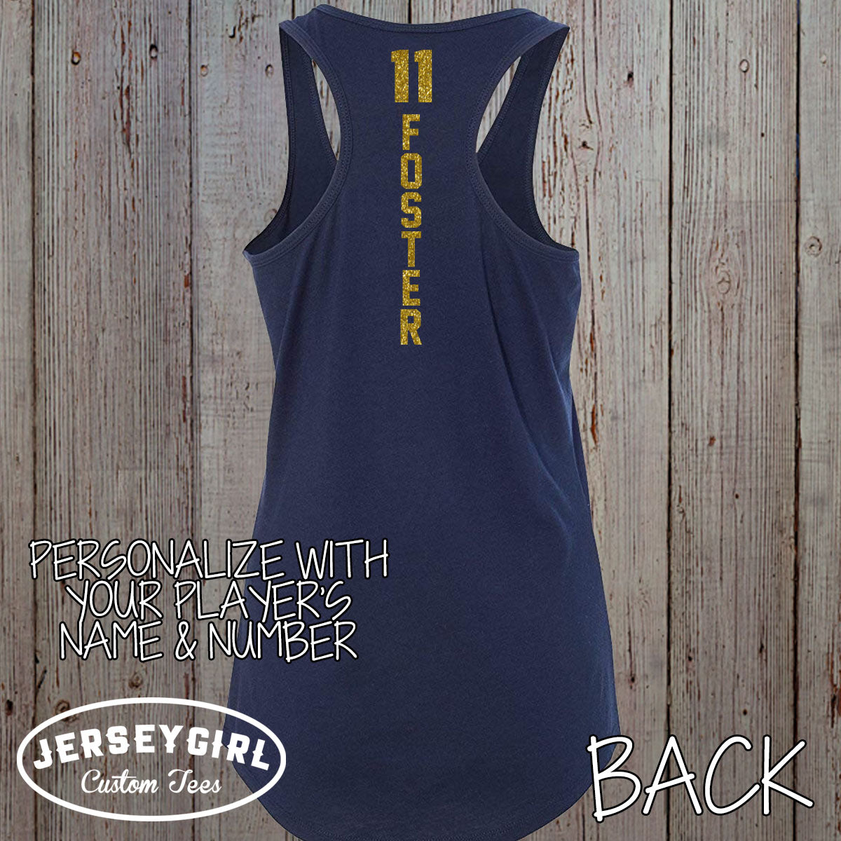 custom glitter football mom tank top