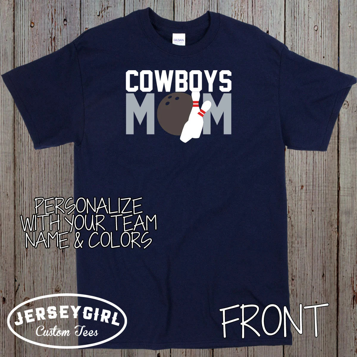 custom bowling mom shirt