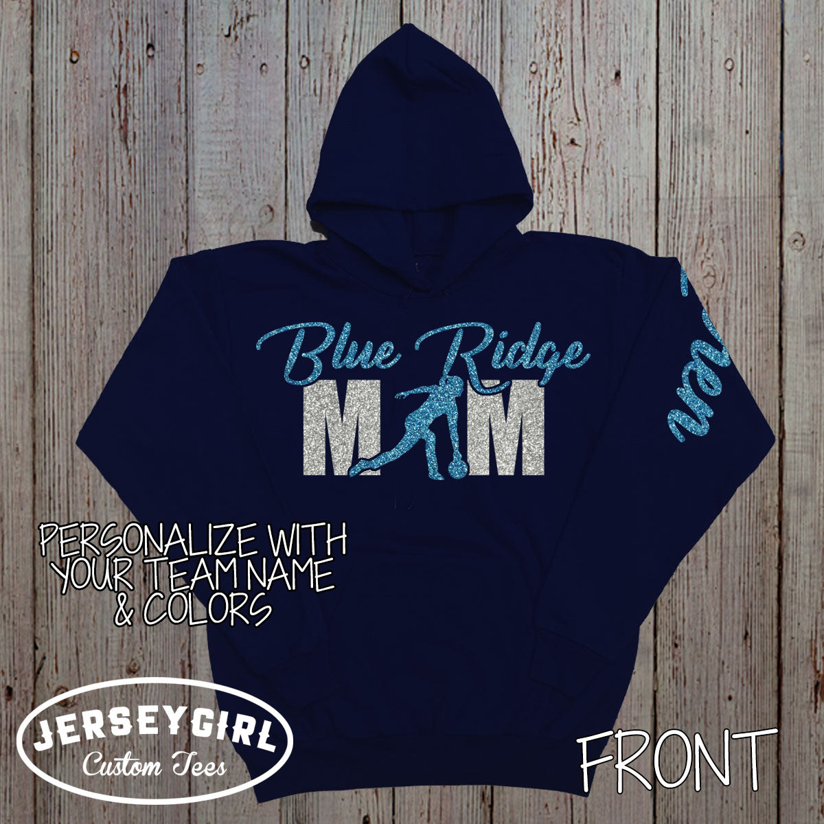 personalized bowling mom hoodie