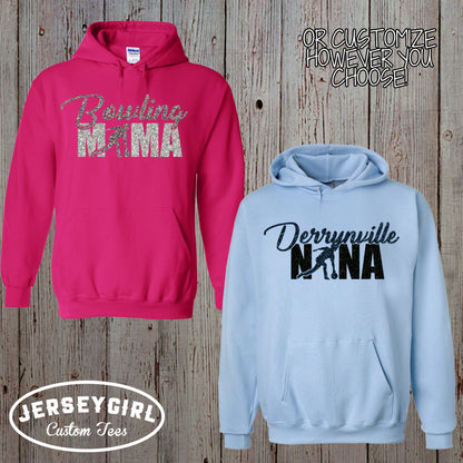 personalized bowling mom hoodie