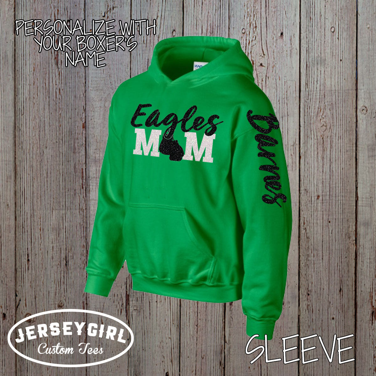 custom boxing mom hoodie