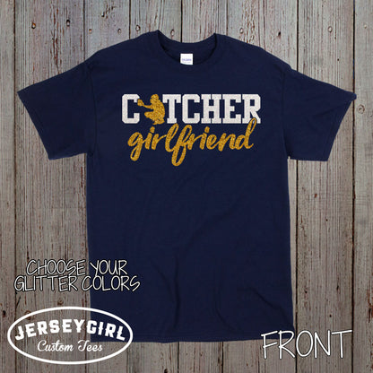 baseball catcher girlfriend shirt
