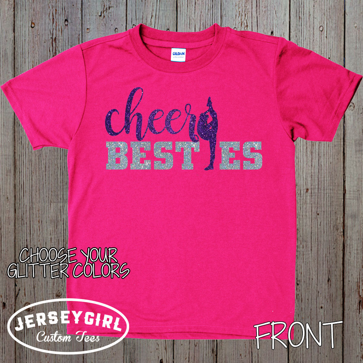 custom cheer besties shirt