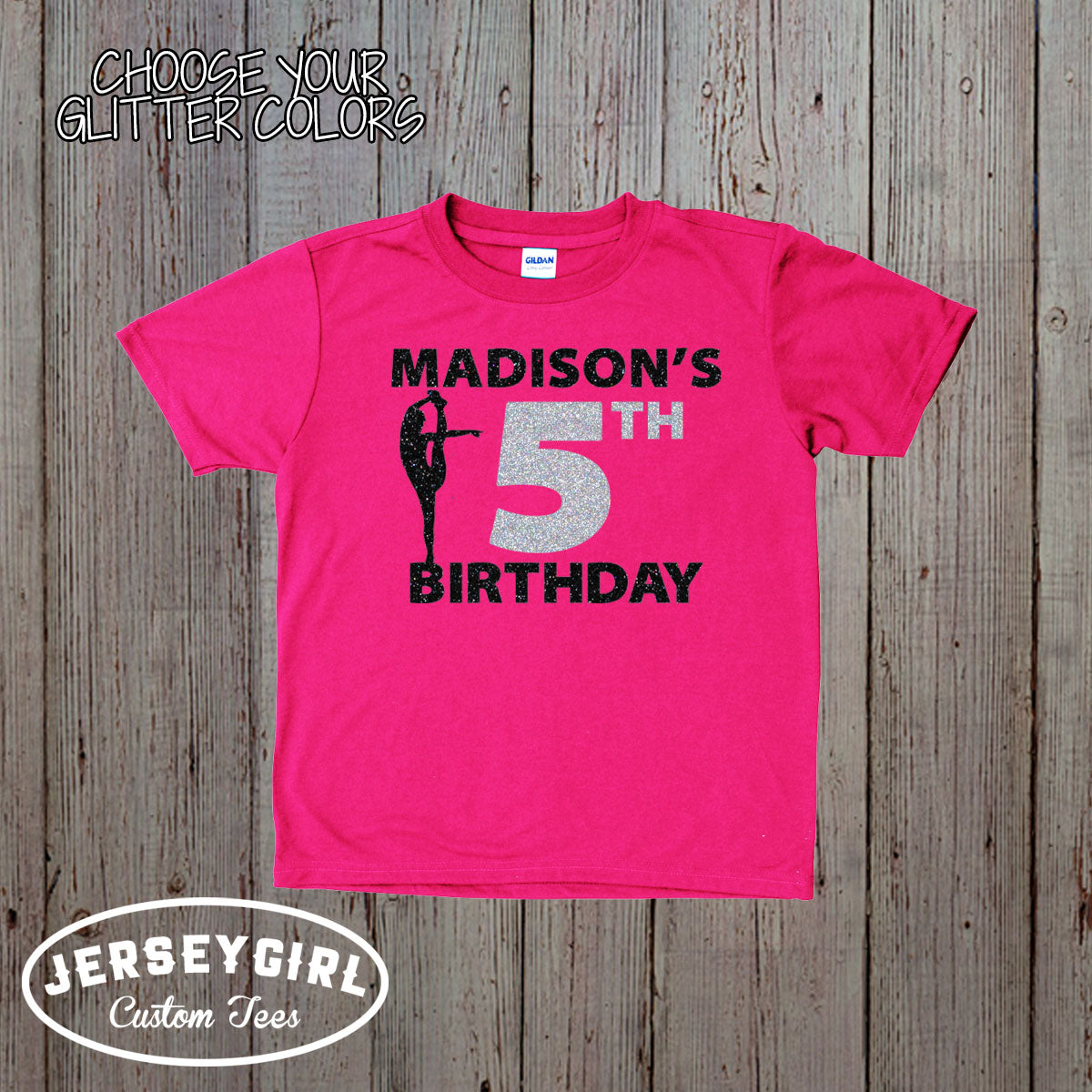 personalized cheerleader birthday shirt