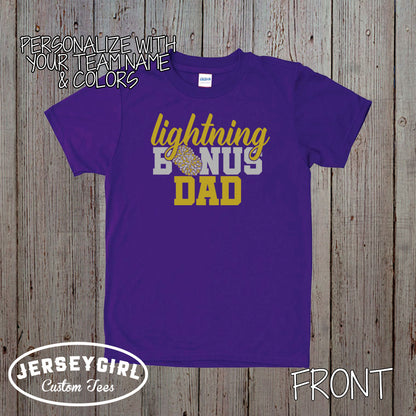 custom cheer bonus dad shirt