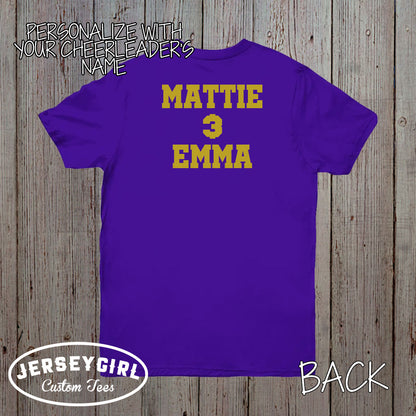 custom cheer bonus dad shirt