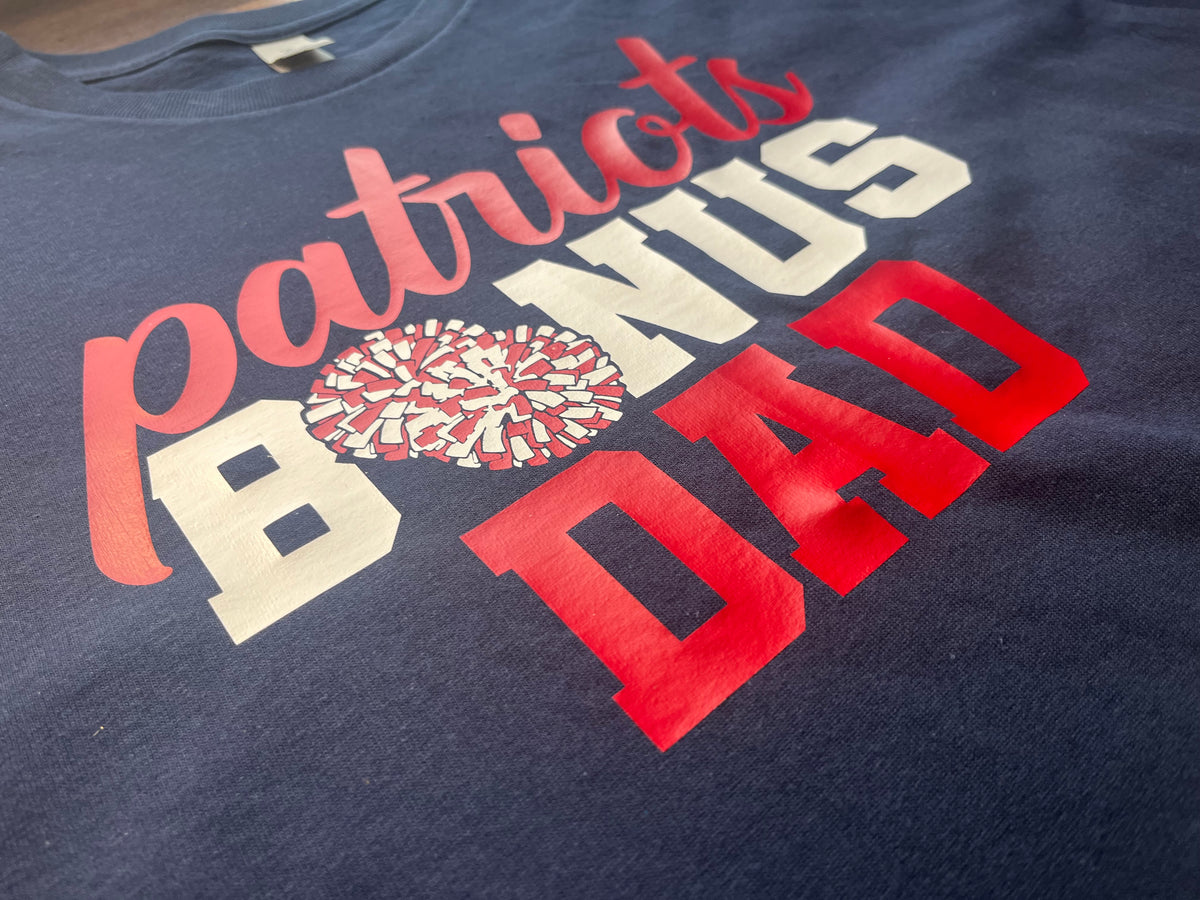 custom cheer bonus dad shirt