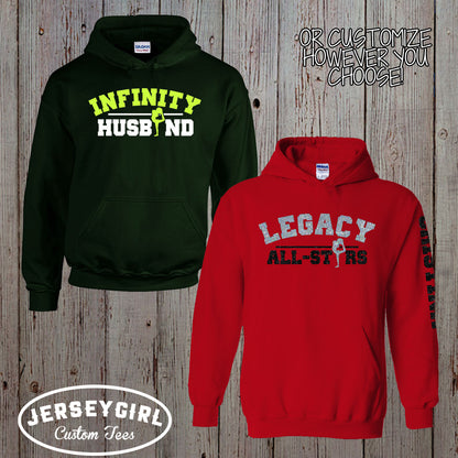 custom cheer boyfriend hoodie