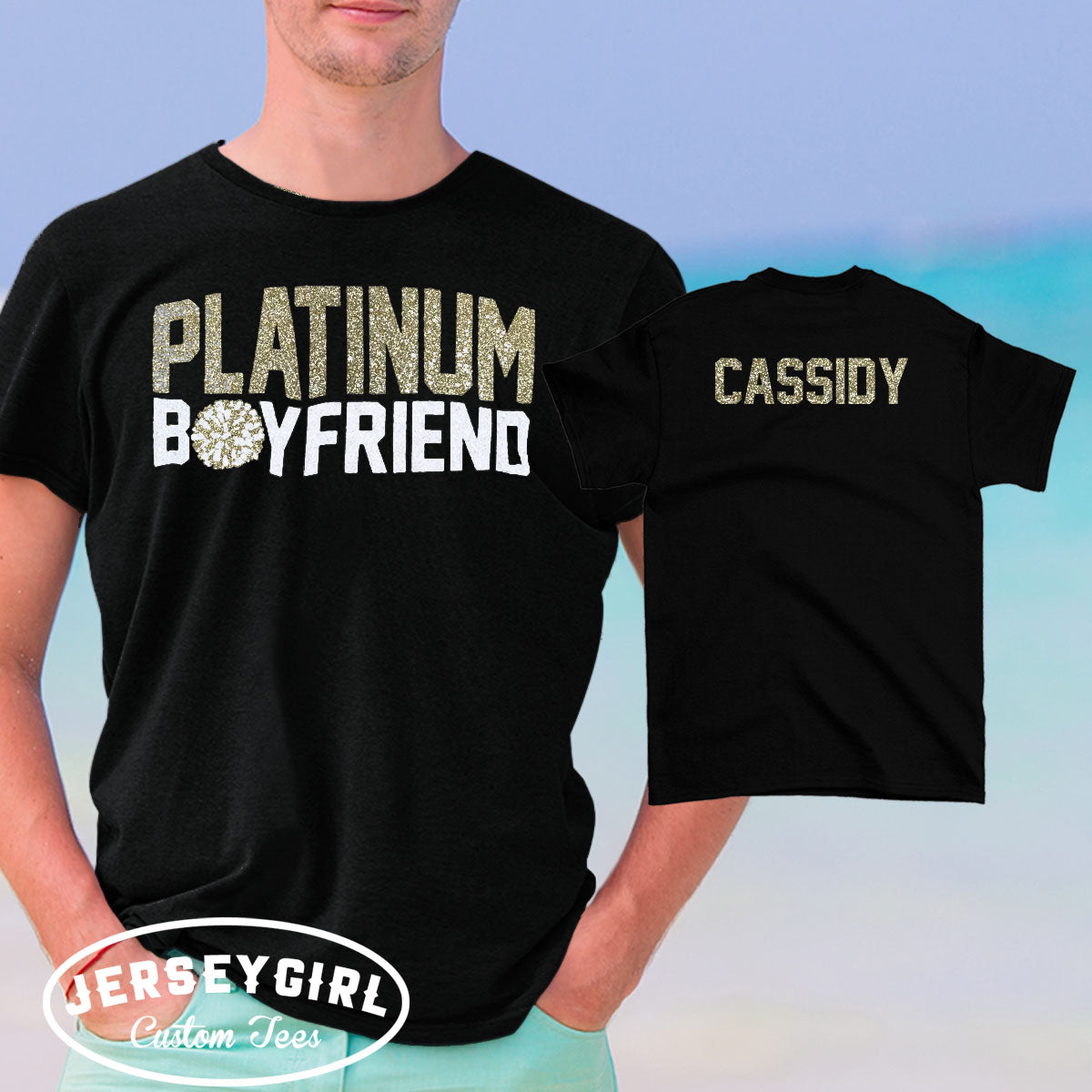 custom cheer boyfriend shirt