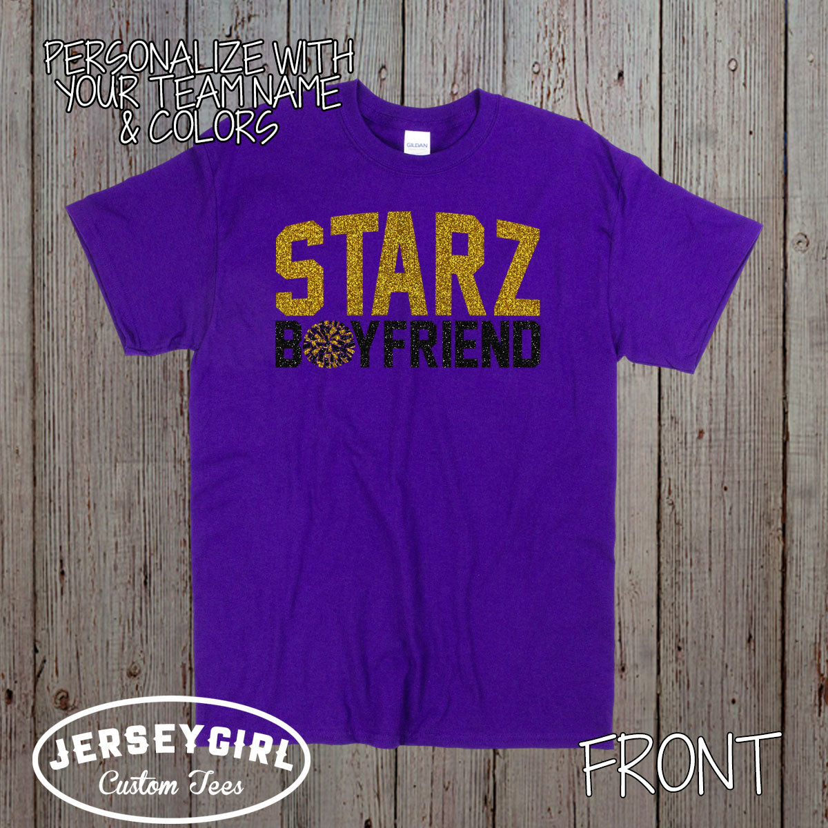 custom cheer boyfriend shirt