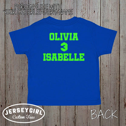 Custom Cheer Brother Shirt with Cheerleader's Name