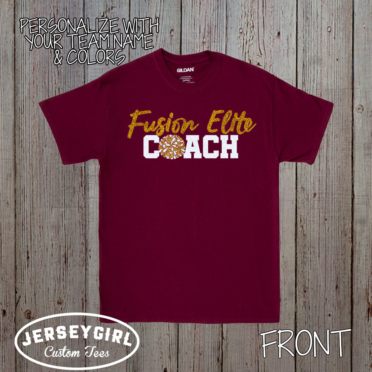 custom cheer coach shirts