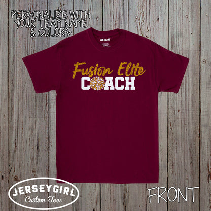 custom cheer coach shirts