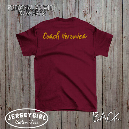 custom cheer coach shirts