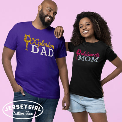 custom cheerleader parent shirts