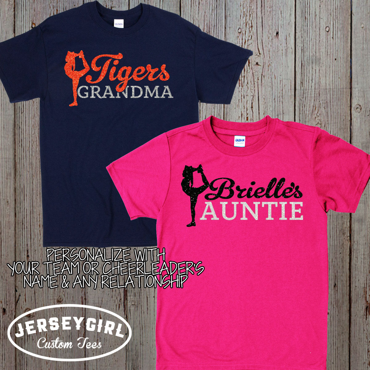 custom cheerleader parent shirts