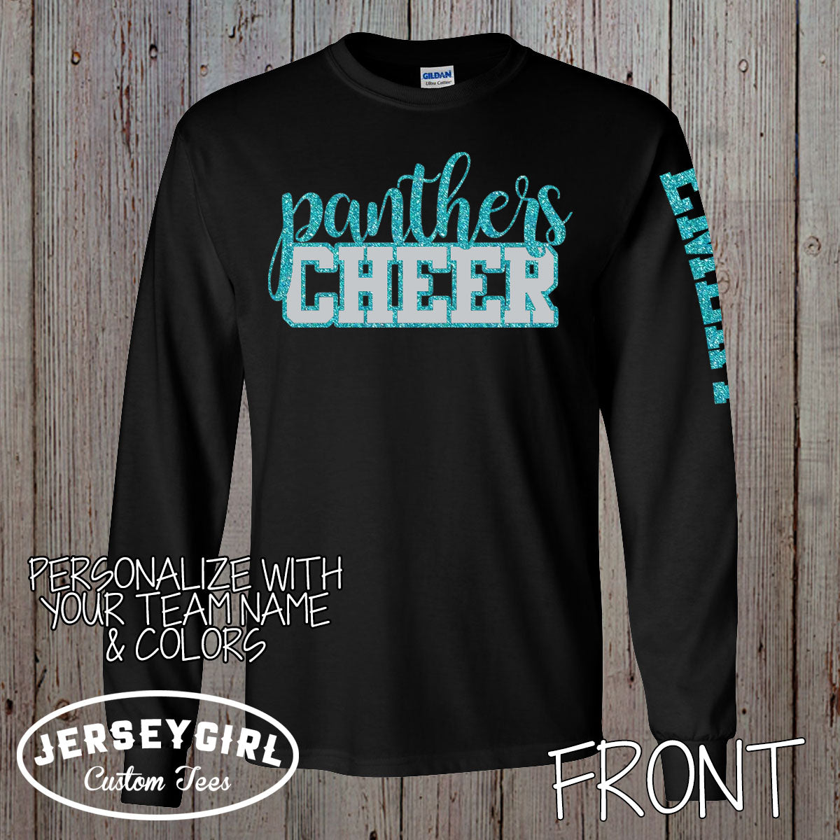 custom long sleeve cheer shirts
