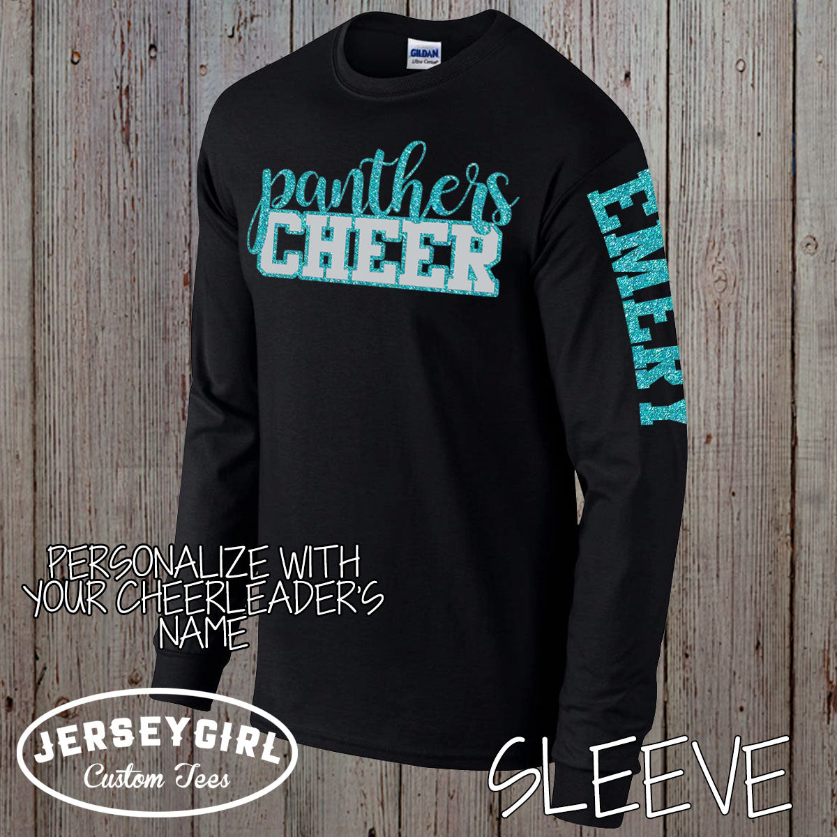 custom long sleeve cheer shirts