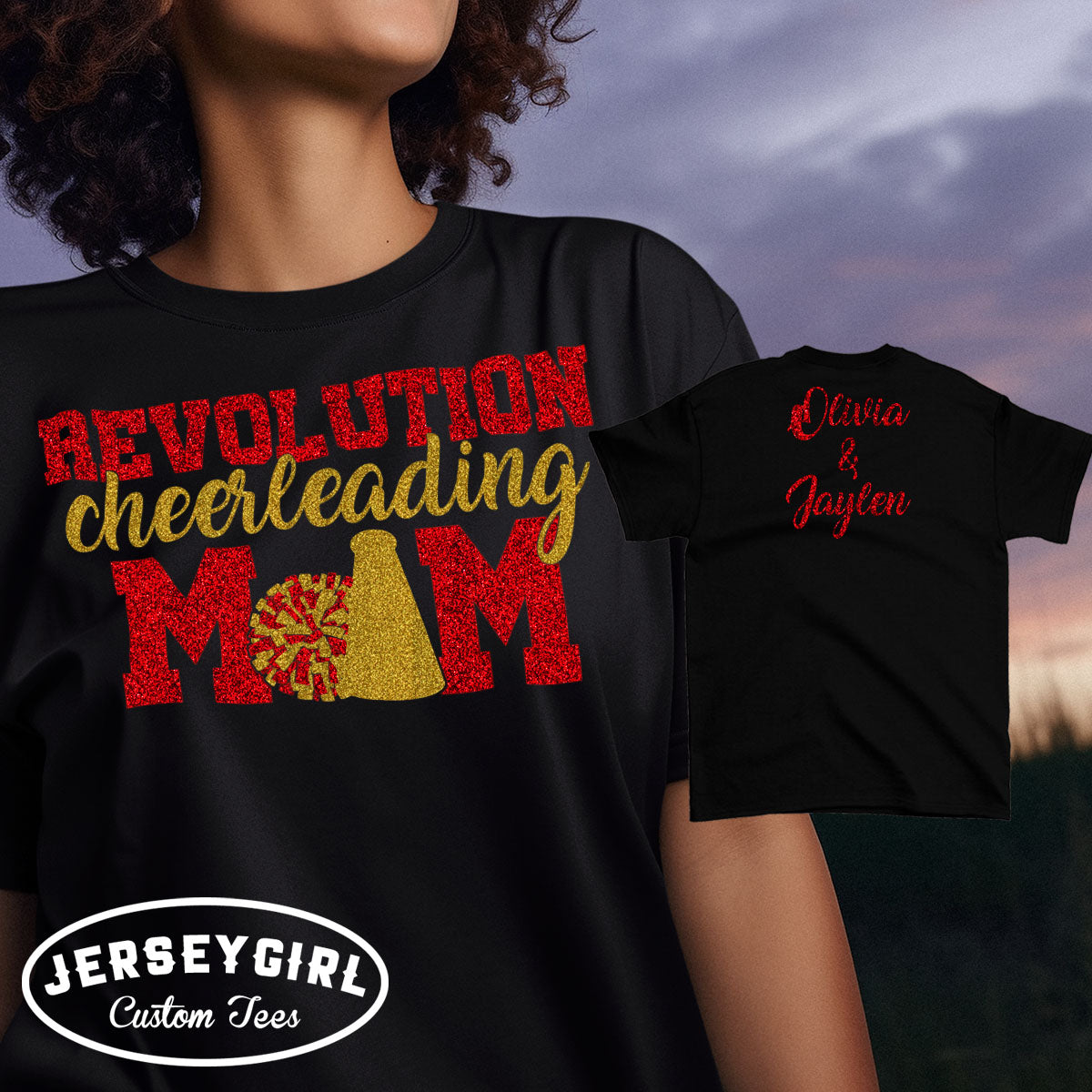 megaphone cheer mom shirt