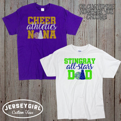 megaphone cheer mom shirt