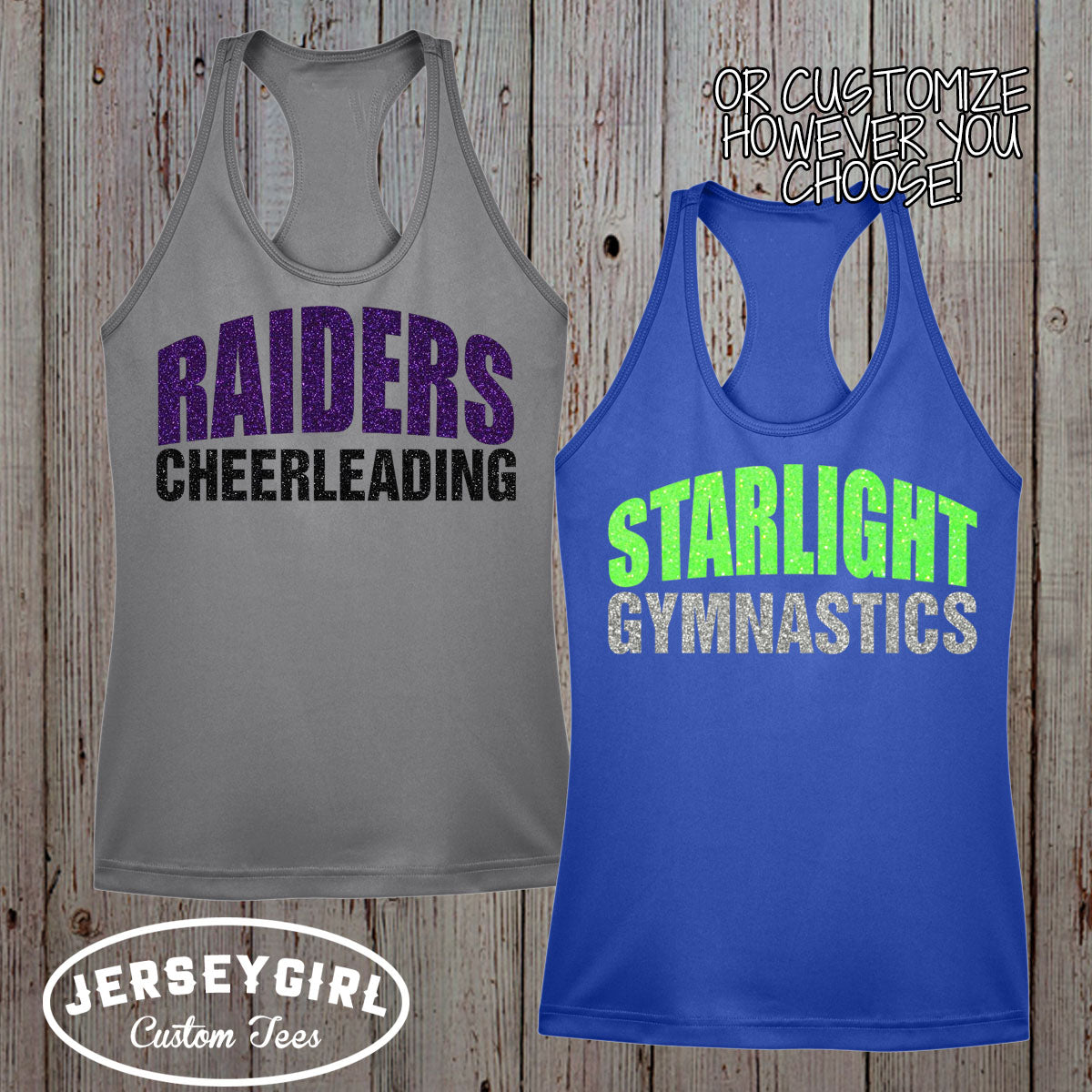 custom cheer practice tank top 