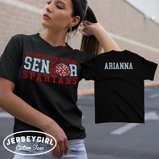 custom senior cheer shirts
