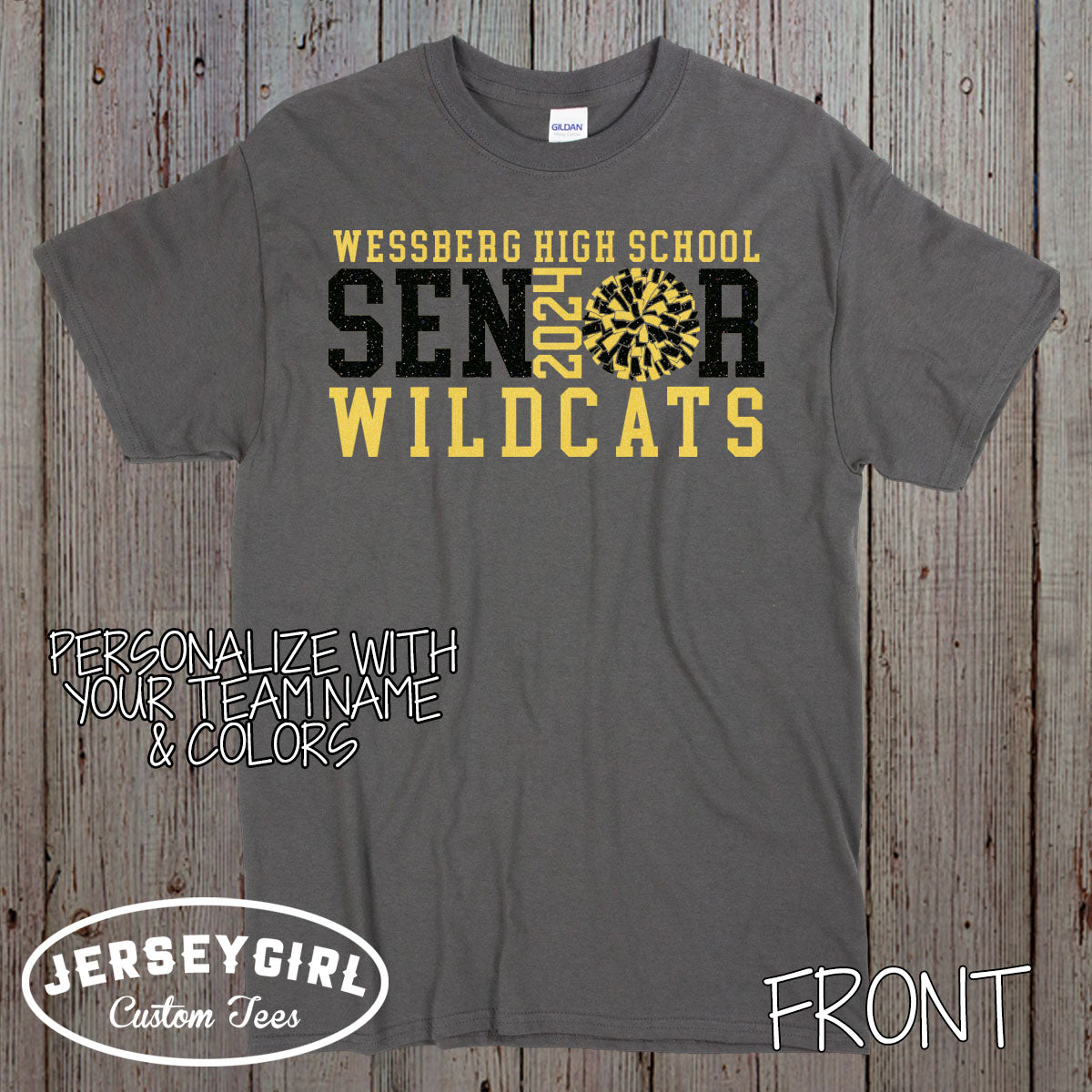 custom senior cheer shirts