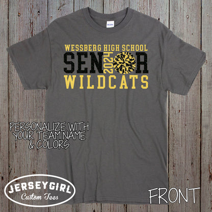 custom senior cheer shirts