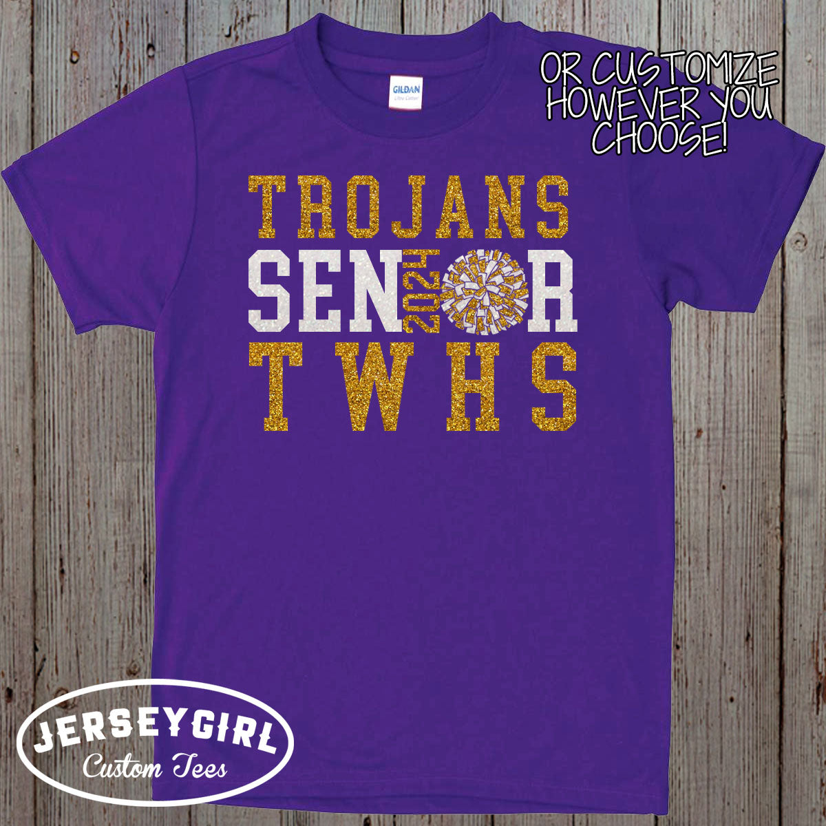 custom senior cheer shirts